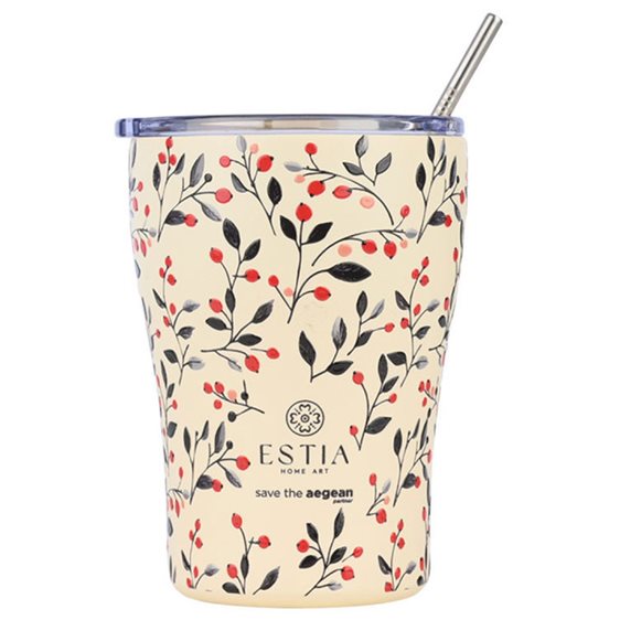 Estia Θερμός Coffee Mug BLOOM BEIGE 350Ml