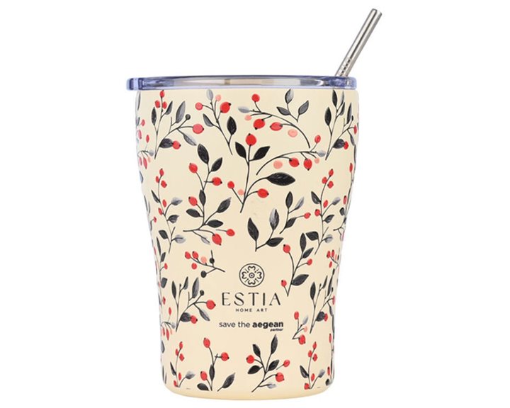 Estia Θερμός Coffee Mug BLOOM BEIGE 350Ml