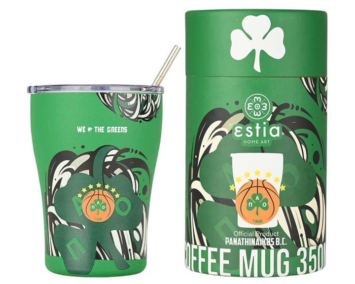 Estia Θερμός Coffee Mug WE THE GREENS 350Ml