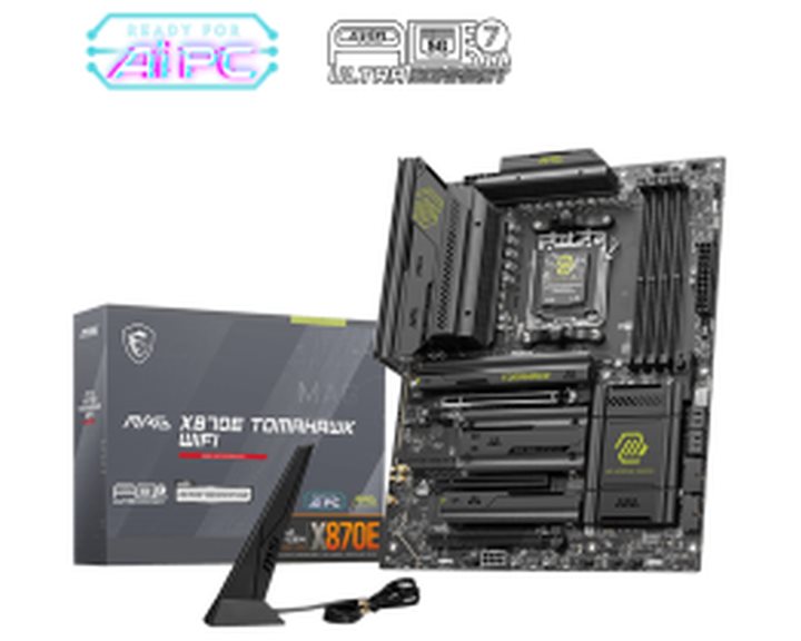 MSI MB MAG X870E TOMAHAWK WIFI, SOCKET AMD AM5, CS AMD X870E, 4 DIMM SOCKETS DDR5, HDMI/ 2xDP, PCI-E GEN 5.0, 5G LAN, WIFI7, ATX, 3YW.