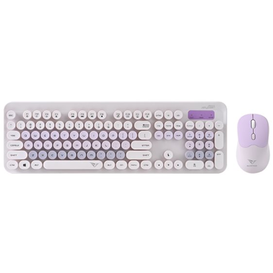 ALCATROZ WIRELESS MOUSE AND KEYBOARD JELLYBEAN A5000 LILAC
