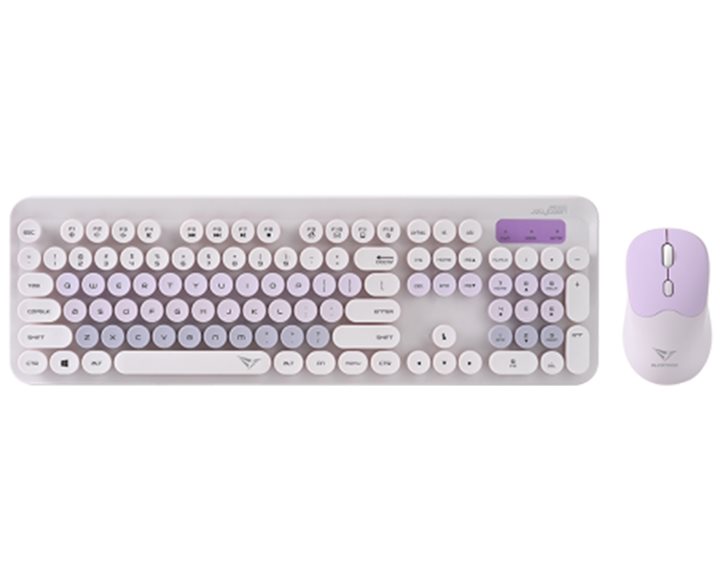 ALCATROZ WIRELESS MOUSE AND KEYBOARD JELLYBEAN A5000 LILAC