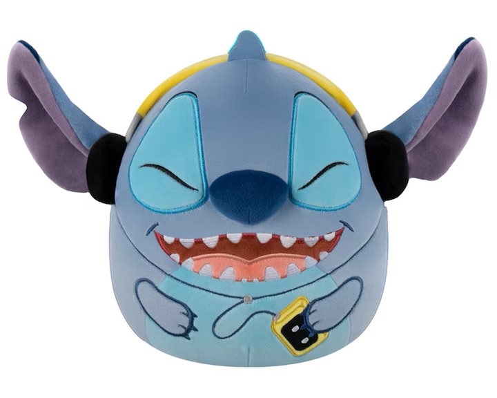 Squishmallows Λούτρινο 25cm Disney Stitch 4σχ.