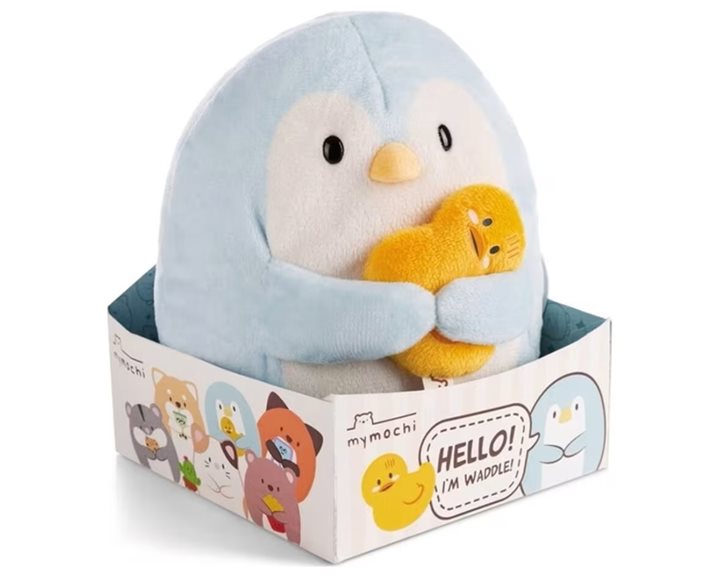 MyMochi Λούτρινο 16εκ. Πιγκουινάκι Waddle με Αξεσουάρ Παπάκι σε Κουτί Δώρου