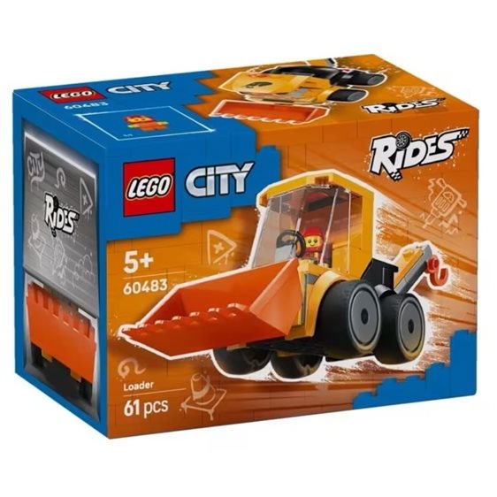 LEGO City Rides Construction Loader Μπουλντόζα 60483