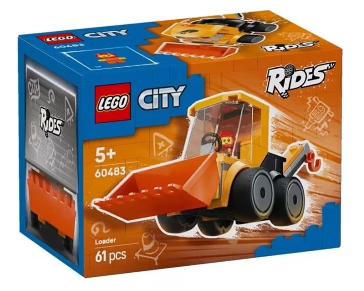 LEGO City Rides Construction Loader Μπουλντόζα 60483