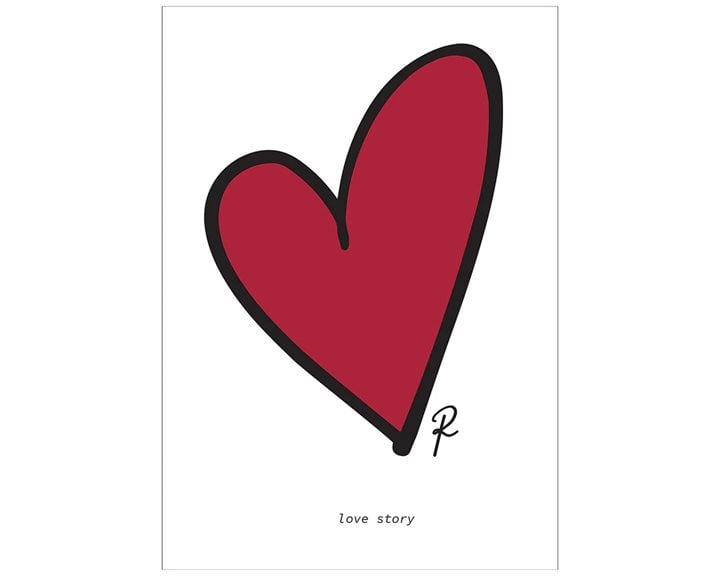 Τετράδιο Καρφίτσα Ριγέ Β5 40φ. For a Love Story