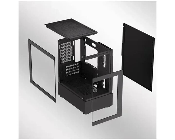 ARMAGGEDDON MICRO ATX GAMING PC CASE AQUARON DUPLEX BLACK