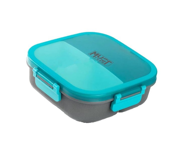 Φαγητοδοχείο PPMust Team 19χ19 χ6.3cm 1100ml με Κουτάλι 3χρωμ. 000587534