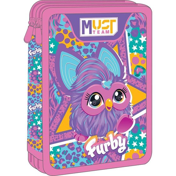 Κασετίνα Must Διπλή Γεμάτη 15χ5χ21 Furby 000484508