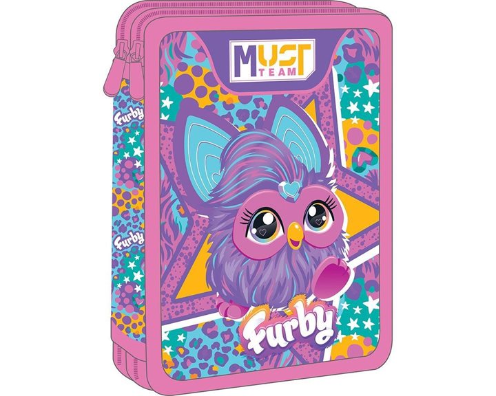 Κασετίνα Must Διπλή Γεμάτη 15χ5χ21 Furby 000484508