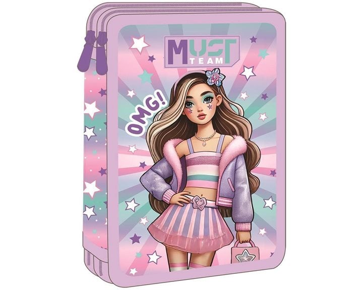 Κασετίνα Must Διπλή Γεμάτη 15χ5χ21 Fashion Girl 000587248