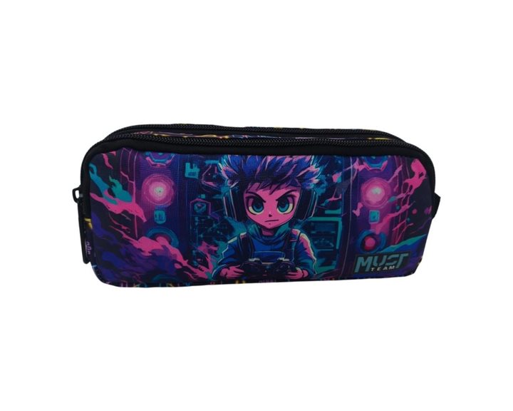 Κασετίνα Must Team 2 Φερμουάρ 21x6x9cm Anime Αγόρι 000587694