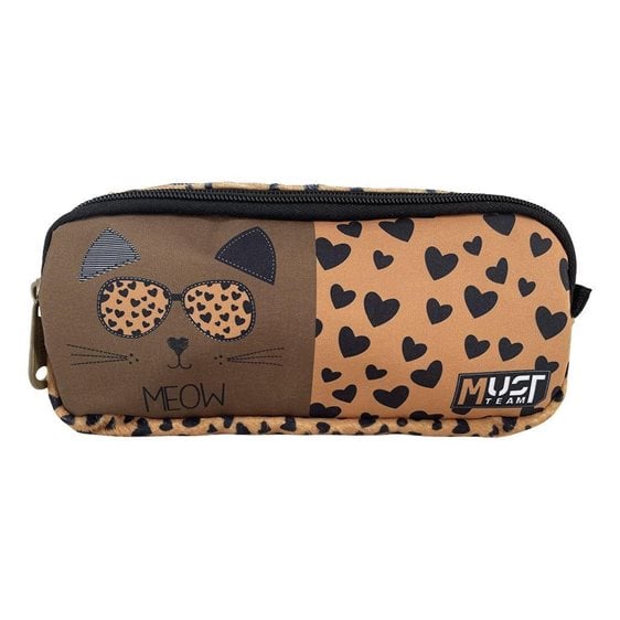Κασετίνα Must Team 2 Φερμουάρ 21x6x9cm Meow 000587278