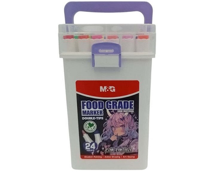 Μαρκαδόρος M&G Food Grade Double Tips 24col. APMT80D5