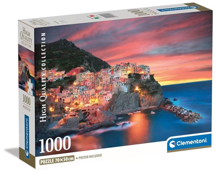Clementoni Παζλ 1000 Τμχ Και Αφίσα Manarola Italy 1220-39913