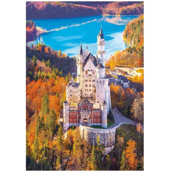 Clementoni Παζλ 1000 Τμχ Και Αφίσα Neuschwanstein 1220-39909