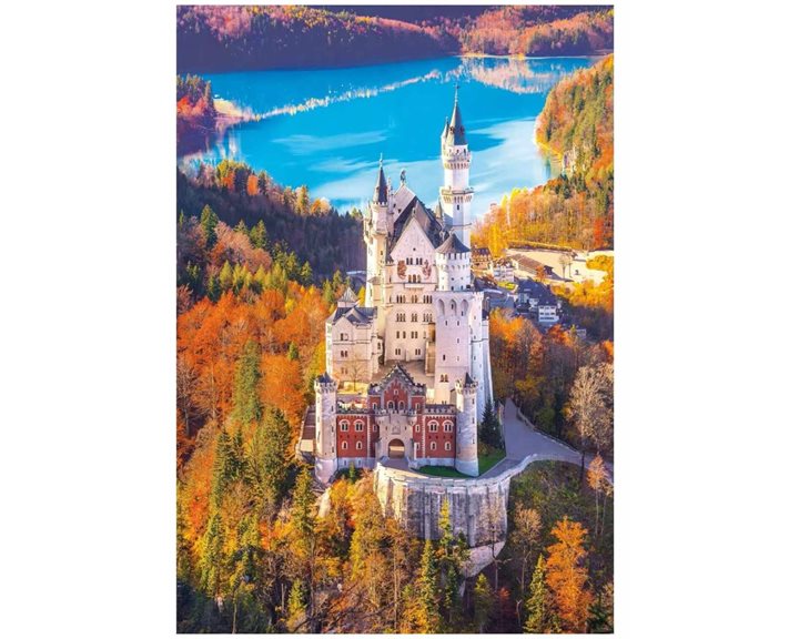 Clementoni Παζλ 1000 Τμχ Και Αφίσα Neuschwanstein 1220-39909
