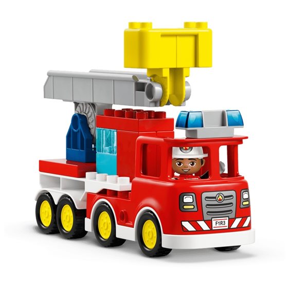 LEGO Duplo Fire Truck With Hose And Firefighter 10473