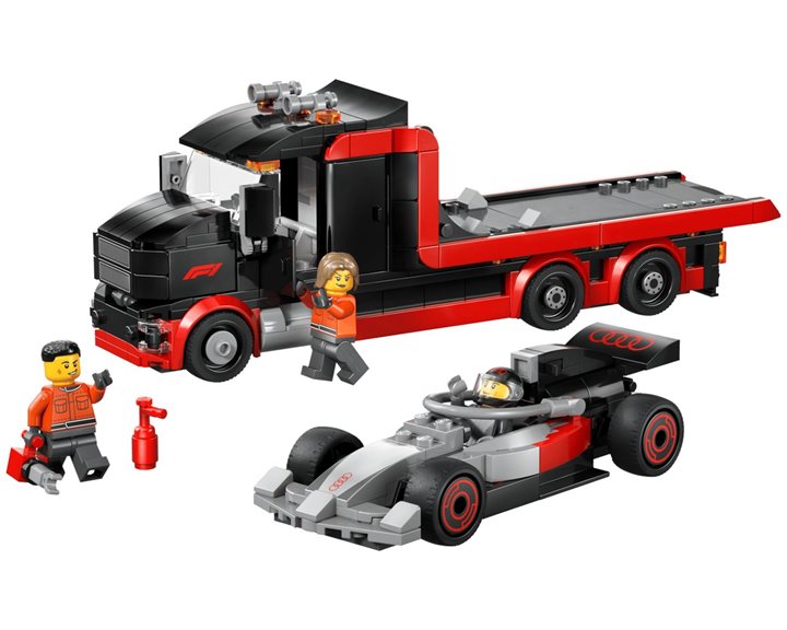 LEGO Formula 1 City F1 Display Truck With Audi Race Car 60493