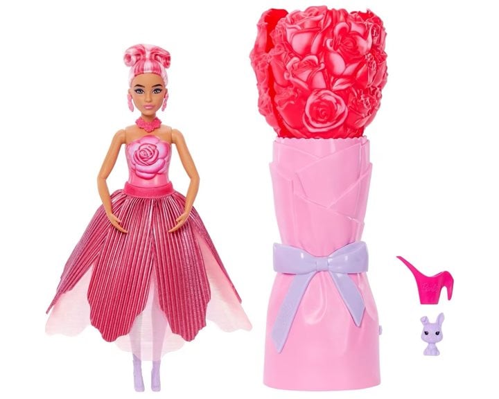 Mattel Barbie Petal Pop – Κόκκινο Τριαντάφυλλο JMF59