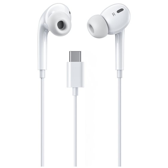 Ακουστικά USB-C WK YB06 Λευκό