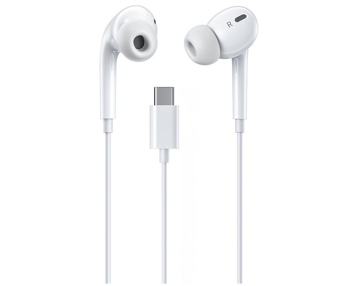 Ακουστικά USB-C WK YB06 Λευκό