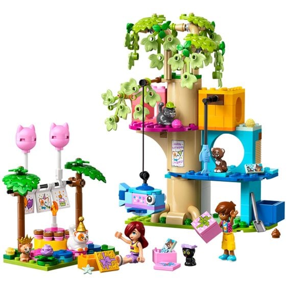 LEGO Friends Cat Birthday Party & Tree House 42666