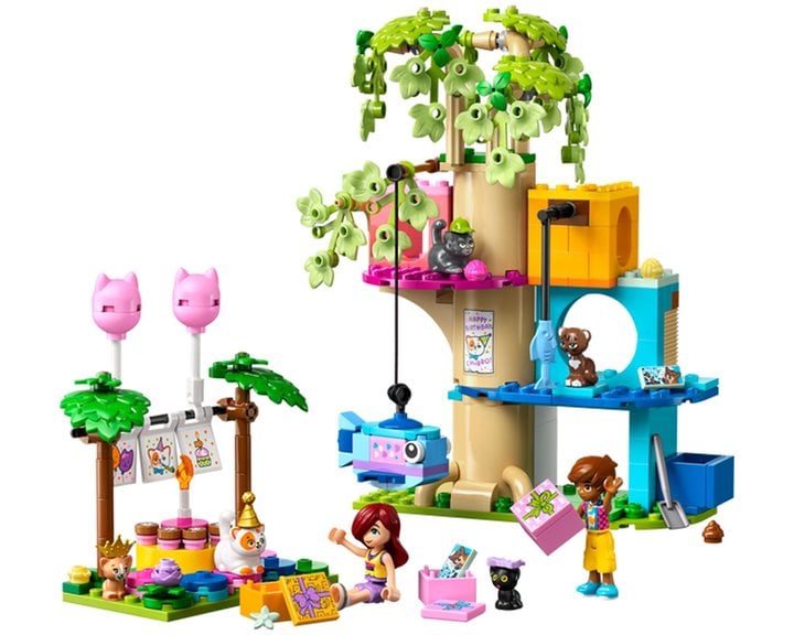 LEGO Friends Cat Birthday Party & Tree House 42666