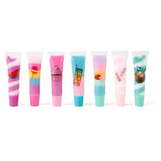 Creatit! Candy Lip Gloss Σετ 7 Σωληναρίων Swirl