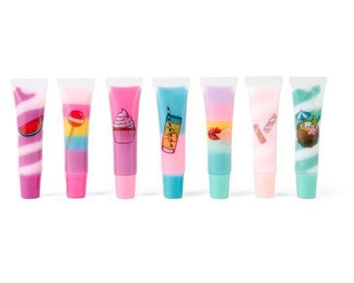 Creatit! Candy Lip Gloss Σετ 7 Σωληναρίων Swirl