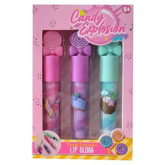 Creatit! Candy Explosion Σετ Lip Gloss 3τμχ
