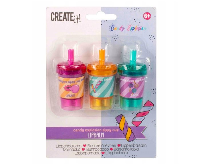 Creatit! Candy Lip Balm Σετ 3 τμχ