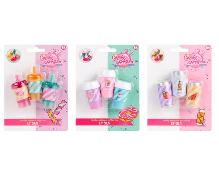 Creatit! Candy Lip Balm Σετ 3 τμχ