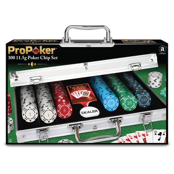 MAM Pro Poker Texas Hold'em Σετ Μάρκες 300Τμχ PR03352SP4