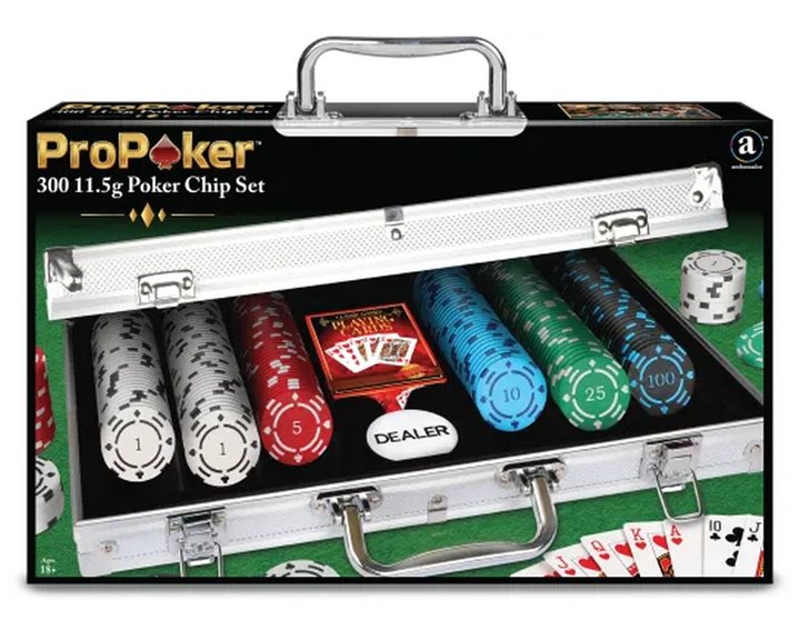 MAM Pro Poker Texas Hold'em Σετ Μάρκες 300Τμχ PR03352SP4