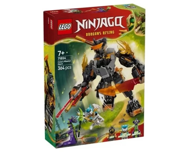 LEGO Cole's Mission Mech and Dragon Zane 71854