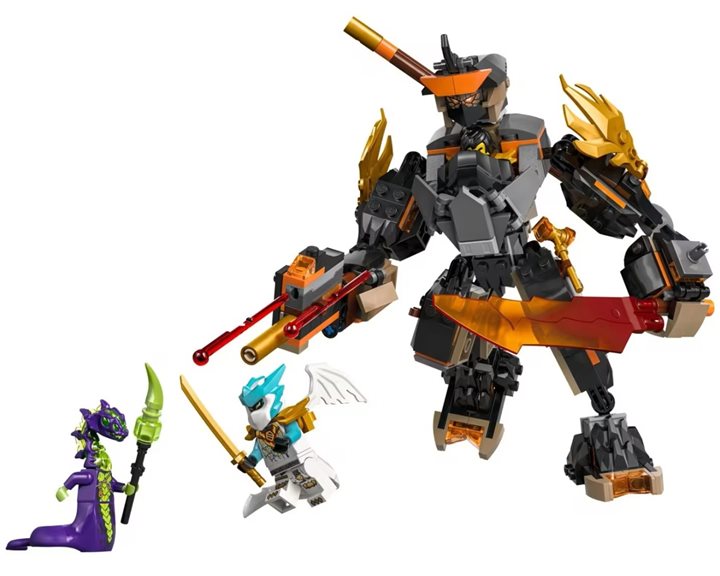 LEGO Cole's Mission Mech and Dragon Zane 71854