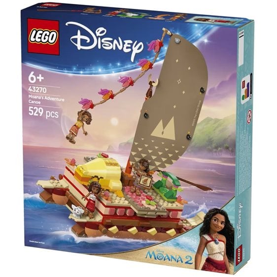 LEGO Disney Princess Disney Κανό Περιπέτειας Της Βαϊάνα 43270