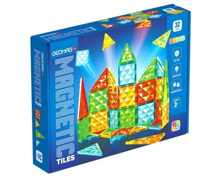 Geomag Geomag Magnetic Tiles Gems 32pcs. PF.224.101.00