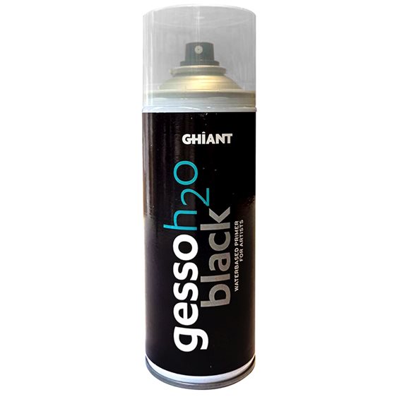 Ghiant Σπρέι 400 ml Μαύρο Gesso H2O