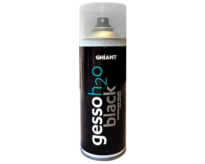 Ghiant Σπρέι 400 ml Μαύρο Gesso H2O