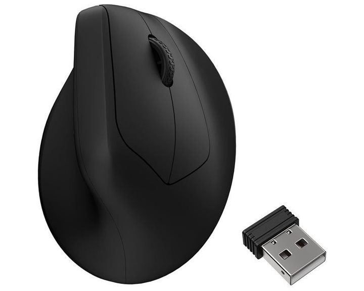 Keychron M5 (M5-A23) Wireless Ergonomic Vertical Mouse 8K Polling Rate Black