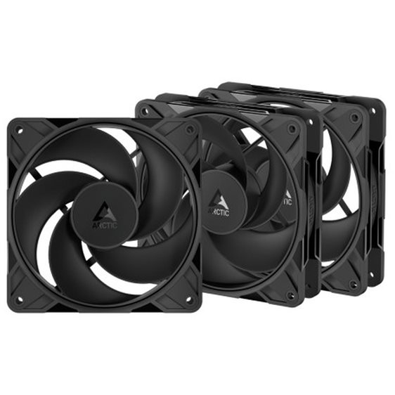 ARCTIC P12 Pro REVERSE - 3 Pack - 120mm Case Fan - fluid dynamic -  3000 RPM - PWM