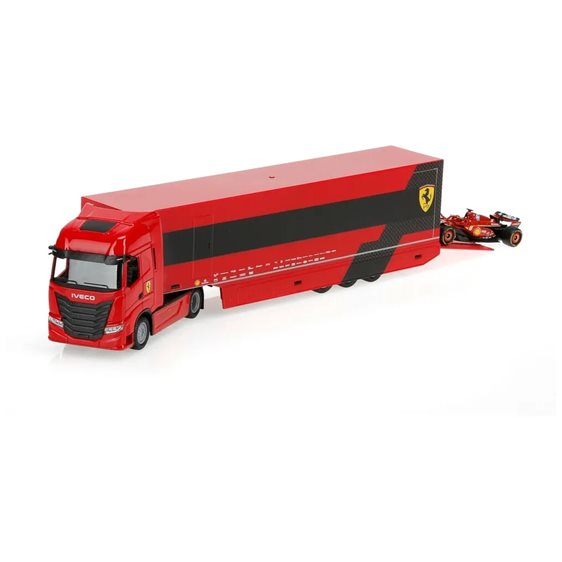 Bburago F1 Racing Hauler Ferrari Κόκκινο 1/43 18/36867