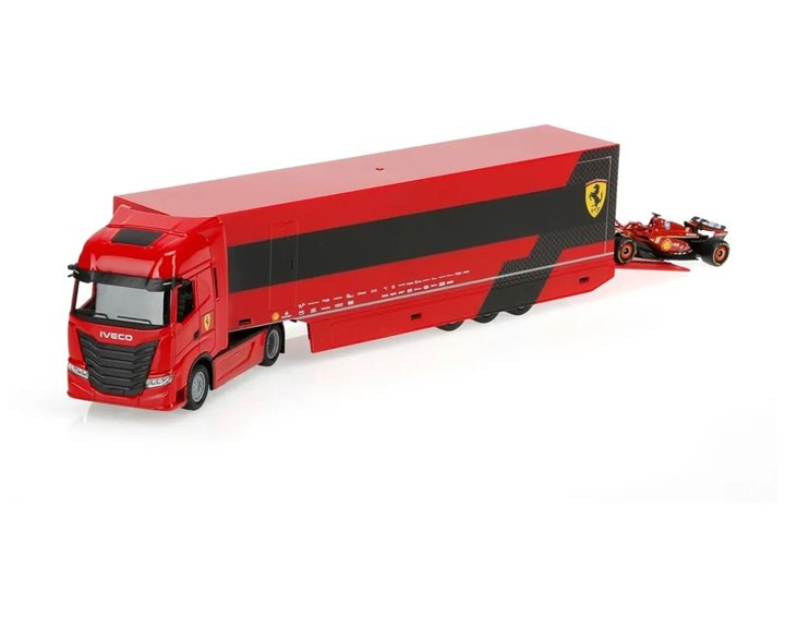 Bburago F1 Racing Hauler Ferrari Κόκκινο 1/43 18/36867