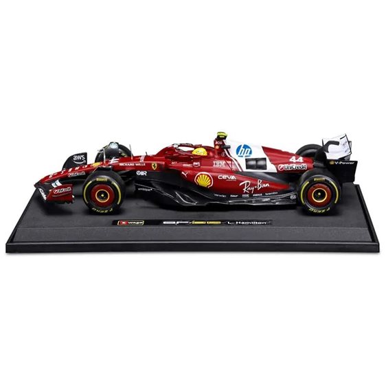 Bburago 1/18 Ferrari SF-25 2025 Formula 1 Season - #44 Lewis Hamilton 18/16816