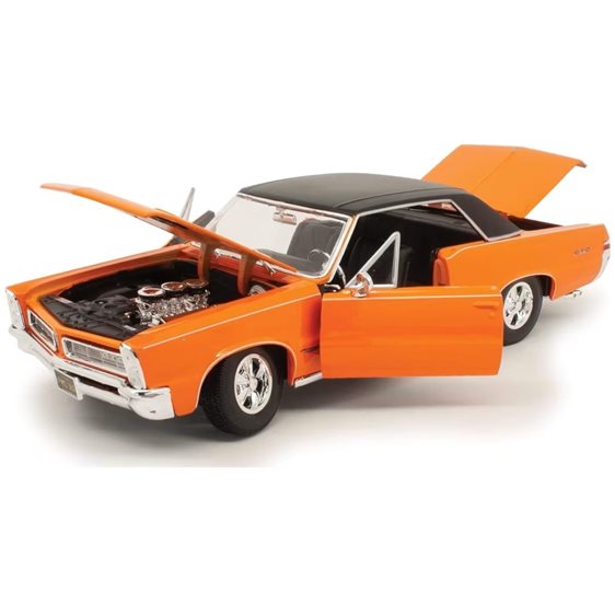 Maisto Pontiac Gto Hurst Όχημα 1965 Κλίμακα 1/18, Πορτοκαλί 48/31885 OG