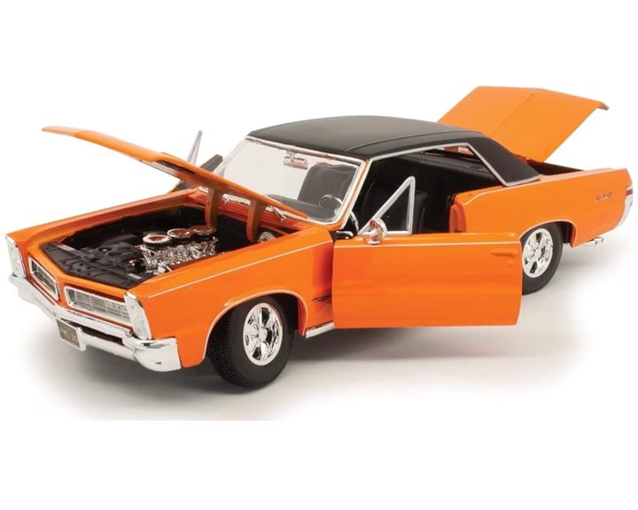 Maisto Pontiac Gto Hurst Όχημα 1965 Κλίμακα 1/18, Πορτοκαλί 48/31885 OG