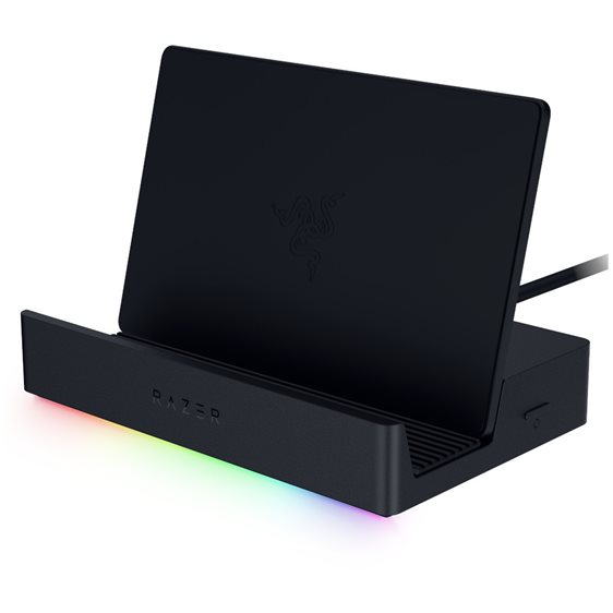 Razer Handheld Dock Chroma - Steam Deck, Switch 2, Smartphones, Tablets - USB C/USB A/HDMI/GbE/100W